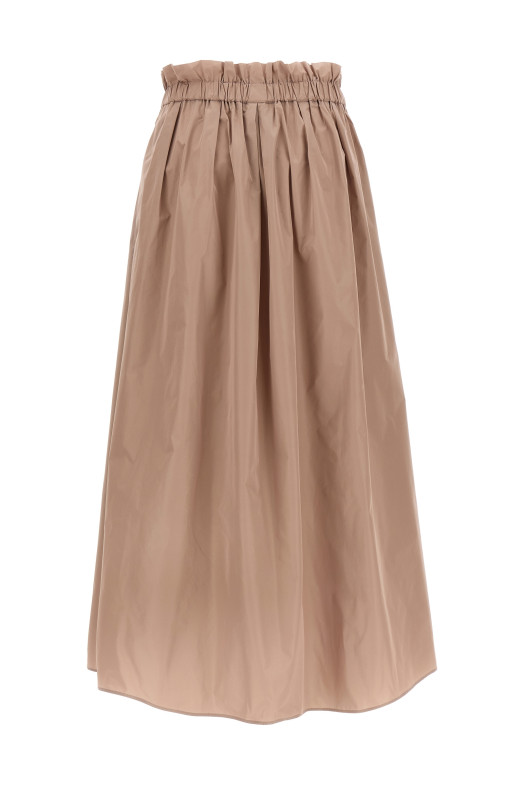 New Techno taffeta skirt Pink