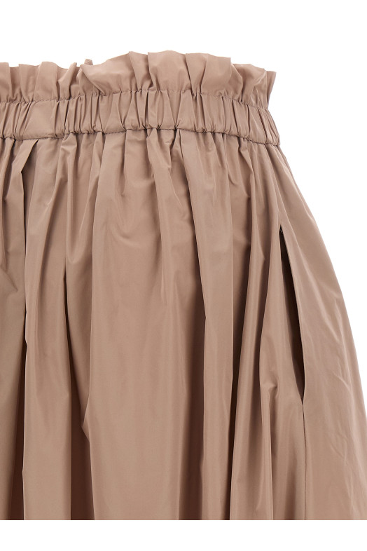 New Techno taffeta skirt Pink