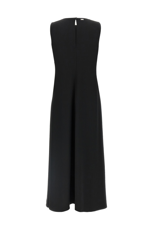 Fluid diagonal dress Black