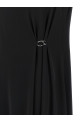 Fluid diagonal dress Black