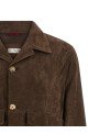 Suede jacket Brown