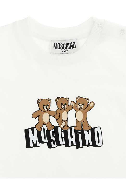 'Moschino Teddy Bear' T-shirt + bermuda suits Yellow