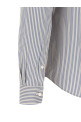 Striped button-down shirt Blue