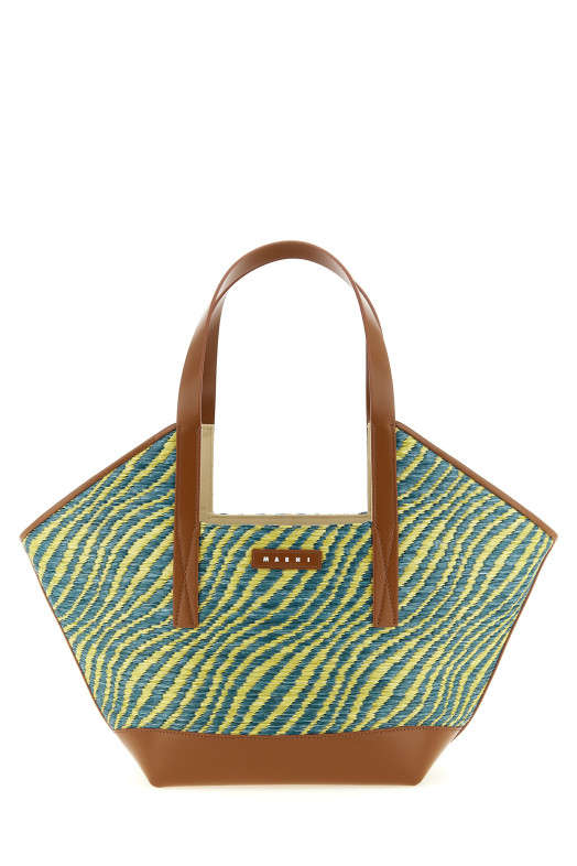 'Waves piccola' shopping bag Green