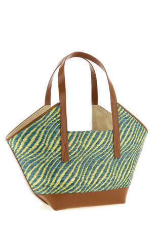'Waves piccola' shopping bag Green