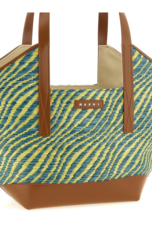 'Waves piccola' shopping bag Green