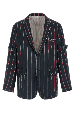 Mogador striped blazer Blue