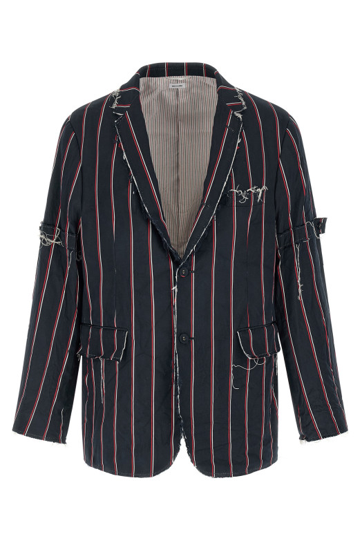 Mogador striped blazer Blue