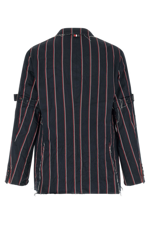 Mogador striped blazer Blue