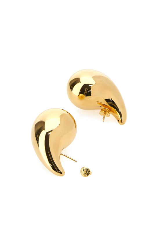 Gold silver big Drop earrings BOTTEGA VENETA (720038VAHU0)