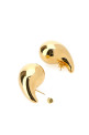 Gold silver big Drop earrings BOTTEGA VENETA (720038VAHU0)