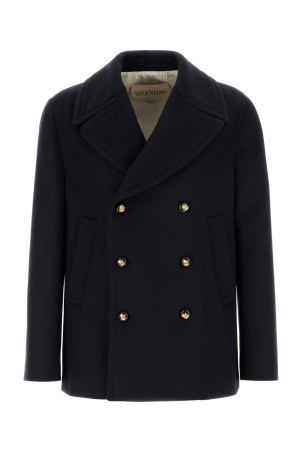 Midnight blue wool coat VALENTINO GARAVANI (7V3CJ047AW8)