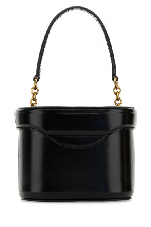 Black leather VLogo Signature bucket bag Black VALENTINO GARAVANI (7W2B0R95GCB)