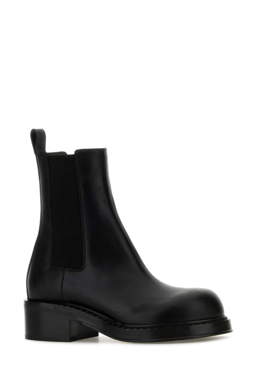 Black leather Cliff ankle boots Black BOTTEGA VENETA (816523VBS50)