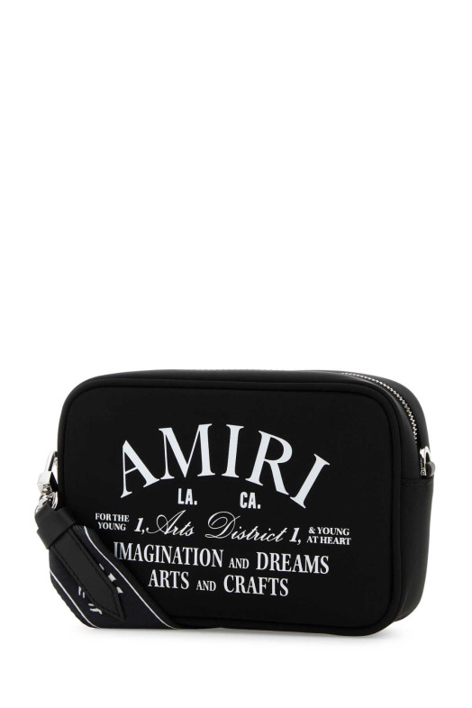 Black fabric crossbody bag Black AMIRI (AMBGCM1017)