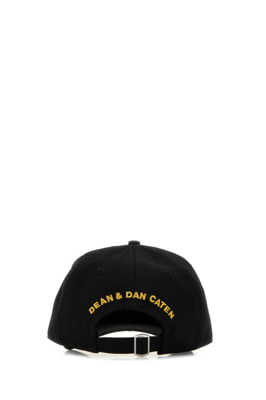 Black cotton baseball cap DSQUARED (BCM076305C00001)