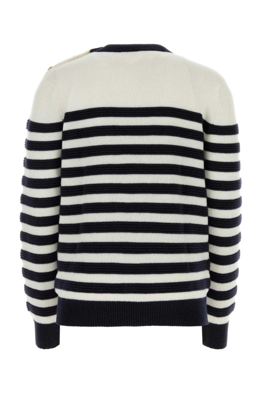 Embroidered cashmere sweater BALMAIN (DH1KD010KG88)