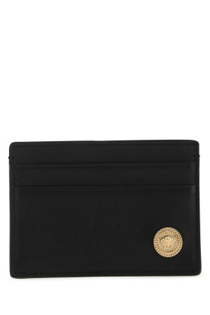 Black leather card holder VERSACE (DPN24671A03190)