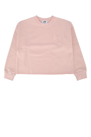 STAR GIRL'S CREWNECK CROP GOLDEN GOOSE DELUXE BRAND (GKP02629P002488)
