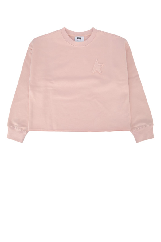 STAR GIRL'S CREWNECK CROP GOLDEN GOOSE DELUXE BRAND (GKP02629P002488)