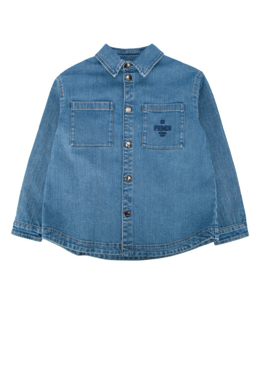GO TO JACKET  DENIM FENDI KIDS (JUA267AVVU)