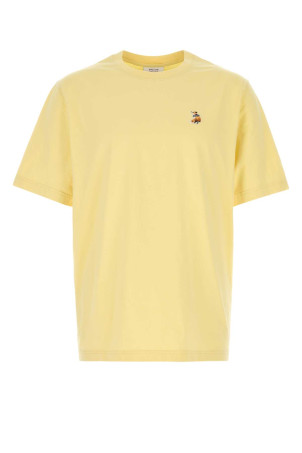 Yellow cotton t-shirt MAISON KITSUNE (QM00102KJ7026)