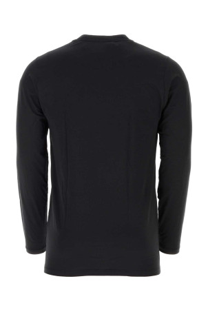 Black stretch cotton blend t-shirt TOM FORD (T4M141410)