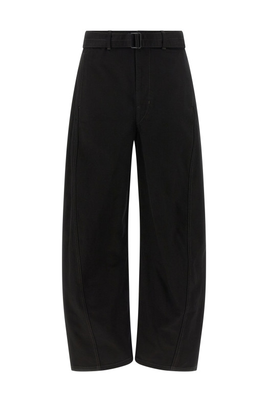 'Twisted Belted' jeans Black