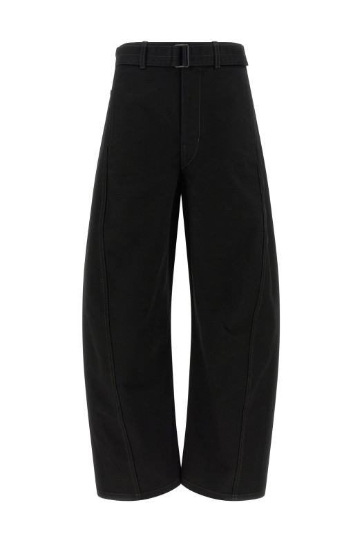 'Twisted Belted' jeans Black