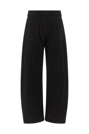 'Twisted Belted' jeans Black