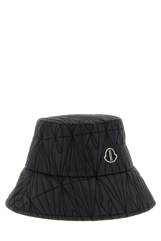 Bucket hat Moncler + Rick Owens Black