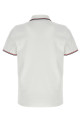 Tricolor detail polo shirt White