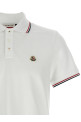 Tricolor detail polo shirt White