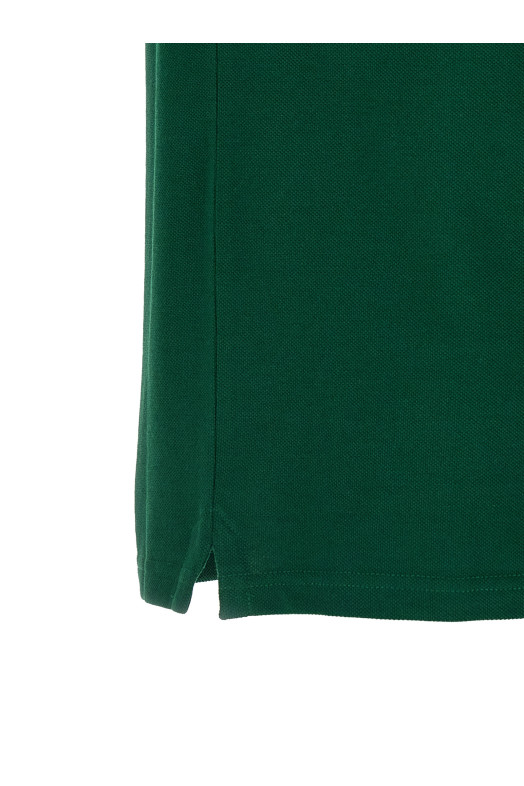Tricolor detail polo shirt Green