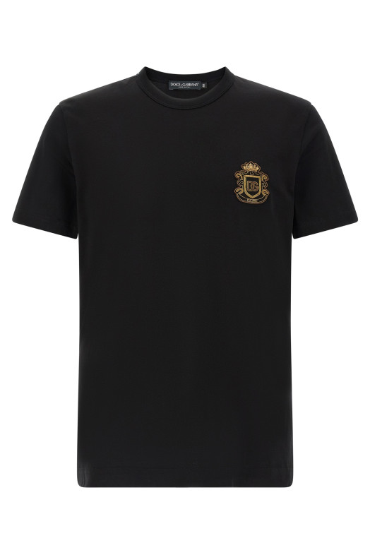 Heraldic patch t-shirt Black