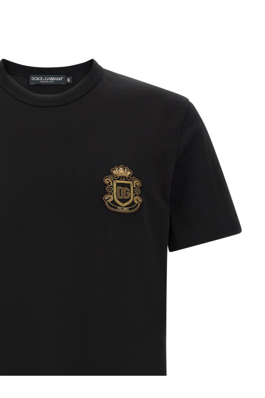 Heraldic patch t-shirt Black