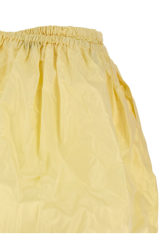 Tec taffeta skirt Yellow