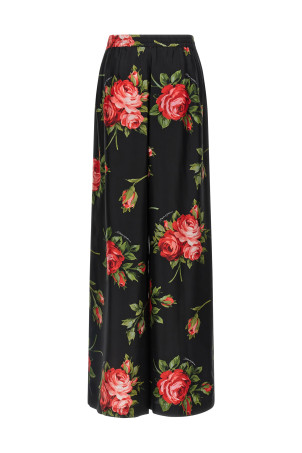 'Bouquet Rose' pants Black