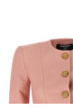 'Testa di leone' bolero blazer Pink