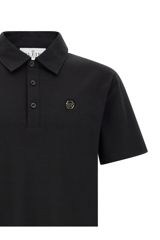 'Classic' polo shirt Black