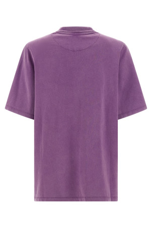 Padded shoulder t-shirt Purple