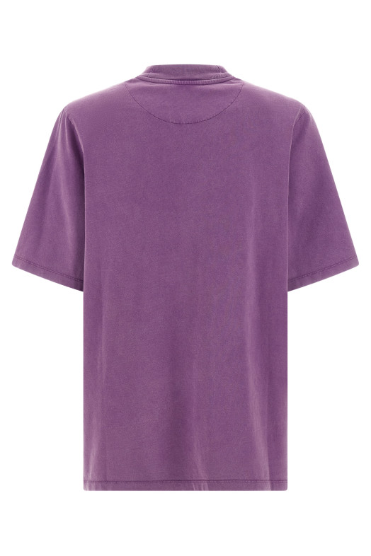 Padded shoulder t-shirt Purple