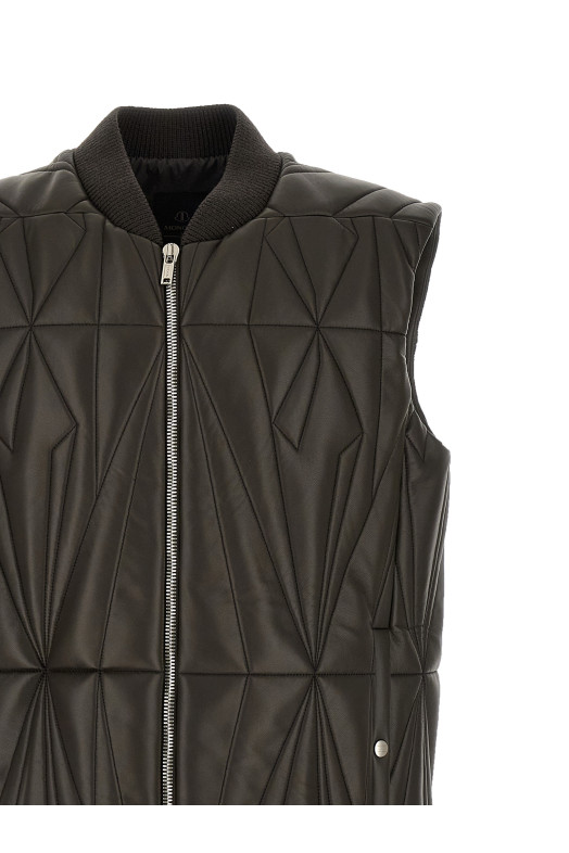 Moncler + Rick Owens 'Geocamo Flight' vest Brown
