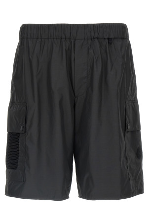 Ripstop bermuda shorts Black