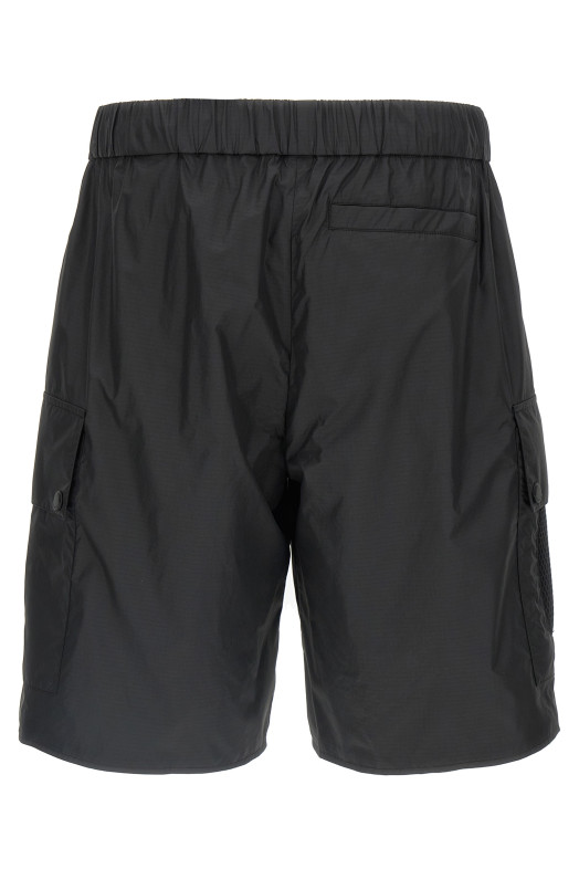 Ripstop bermuda shorts Black