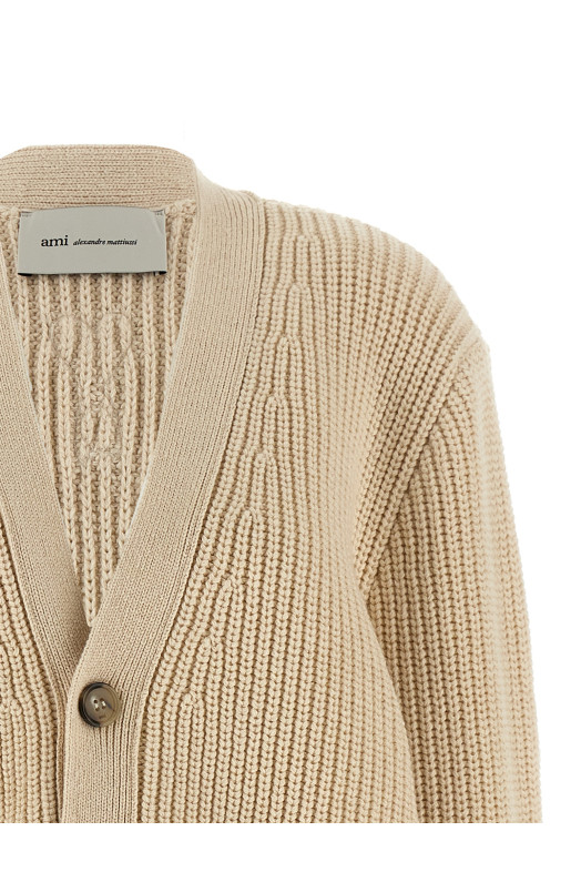 'College' cardigan Beige
