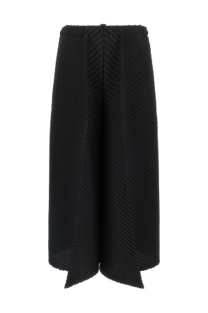 'Plaster Pleats Solid' pants Black