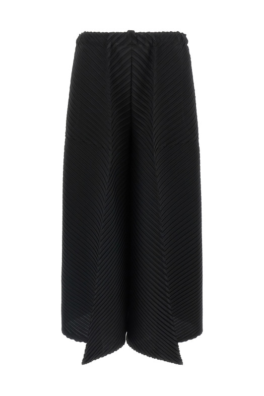 'Plaster Pleats Solid' pants Black