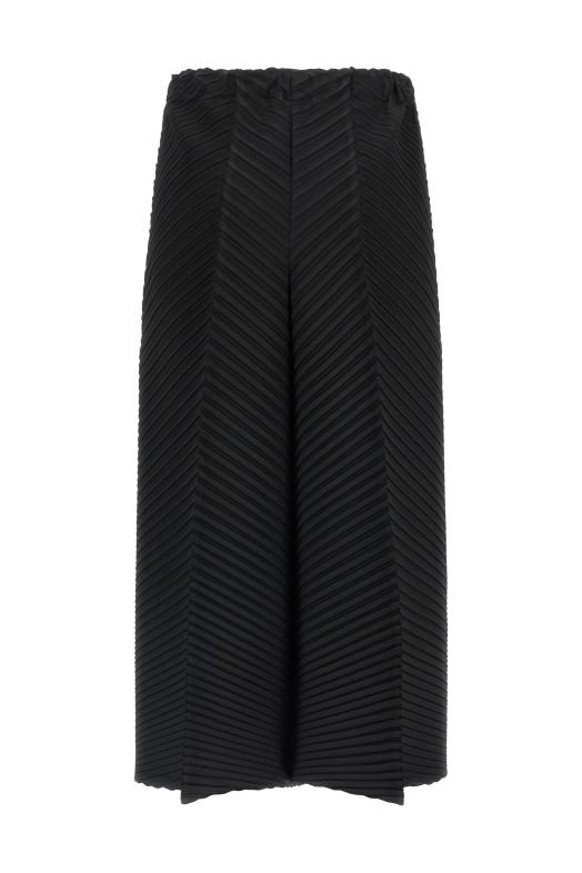 'Plaster Pleats Solid' pants Black