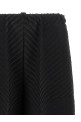 'Plaster Pleats Solid' pants Black